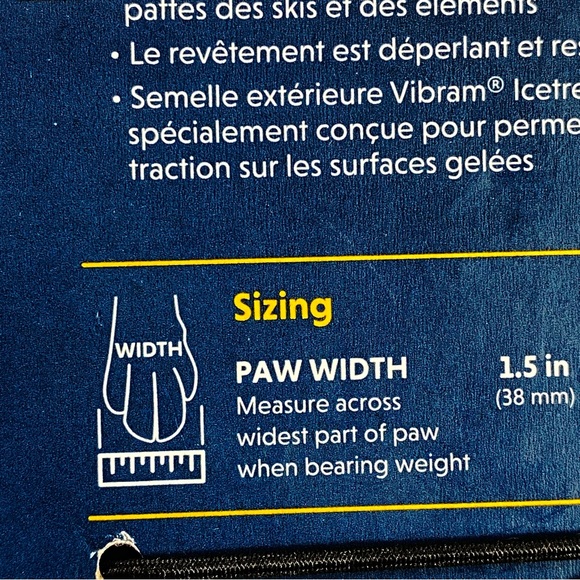 NEW Ruffwear VIBRAM Polar Trex Trail Hiking Winter Dog Boots — [2]; 3 Inch/ 76mm - Picture 10 of 11